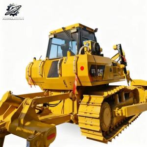 Bulldozer sur chenilles Caterpillar D7G d'occasion, 20 tonnes, capacité de la benne de 5 m³, marque japonaise d'origine, bulldozer moyen avec ripper, bon état - Product Image 1