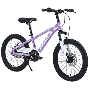 ZUKKA Vélo pour enfants <span class=keywords><strong>VTT</strong></span> <span class=keywords><strong>20</strong></span> <span class=keywords><strong>pouces</strong></span> avec frein à disque et fourche à suspension Vitesse unique pour les juniors de 7 à 12 ans - Product Image 1