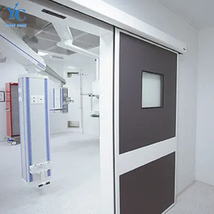 Portes coulissantes <span class=keywords><strong>en</strong></span> verre électriques automatiques à grande vitesse <span class=keywords><strong>en</strong></span> acier inoxydable pour atelier, finition contemporaine, prévention des incendies - Product Image 4