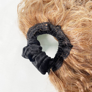 Mới lạ chất lượng hàng đầu Miến Điện Cô Gái Tóc Vàng kinky Xoăn kiểu tóc đuôi ngựa với tóc Crunchy Crunchies tóc quan hệ crunches ban nhạc - Product Image 4