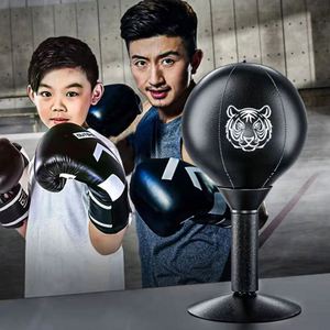 Heavy Duty Desk <b>Boxing</b> Punch Bag with Suction Cup Speed <b>Ball</b> for Kids and Adults-Stress Relief Desktop Punching Practice - Product Image 6