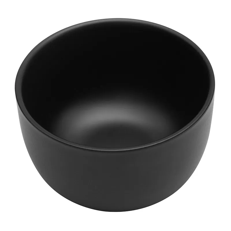 Best Hot Selling Mens Grooming Soap Bowl Black Stainless Steel Shaving Bowl for Shaving Brush