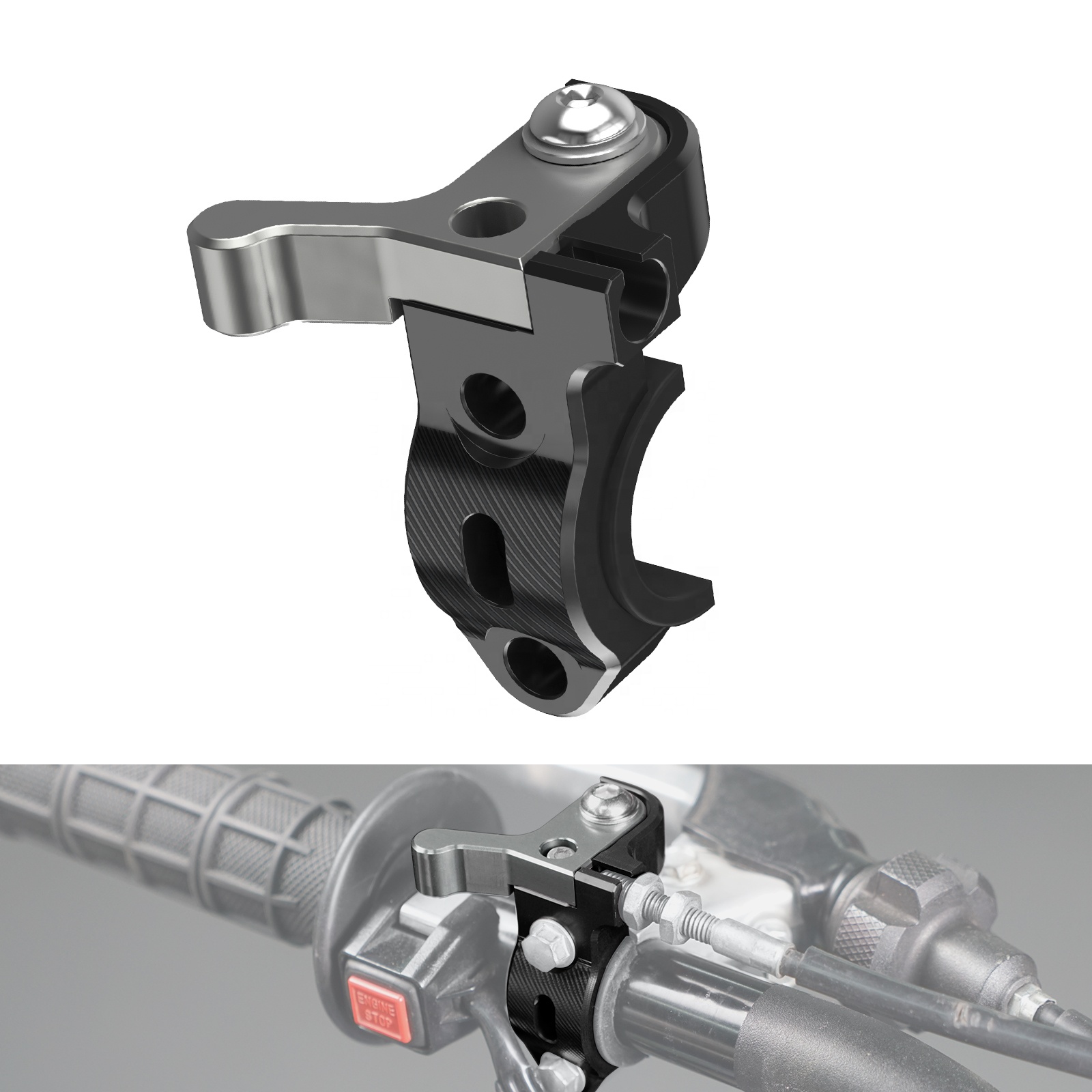 Nicecnc Aluminum Hot Start Lever for Suzuki RMZ 250 450