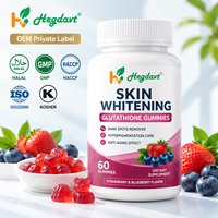 Gummies au Collagène pour la Santé de la Peau, Antioxydant, Femmes, 60 Unités, 2 Gummies, Forme Personnalisée, Quotidien, OEM ODM HALAL