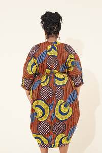 <span class=keywords><strong>Robe</strong></span> africaine à imprimé pour femmes, <span class=keywords><strong>grande</strong></span> <span class=keywords><strong>taille</strong></span>, col <span class=keywords><strong>en</strong></span> V, nouvelle collection 2021, 100% coton <span class=keywords><strong>wax</strong></span> africain, <span class=keywords><strong>robe</strong></span> à imprimé tendance - Product Image 6