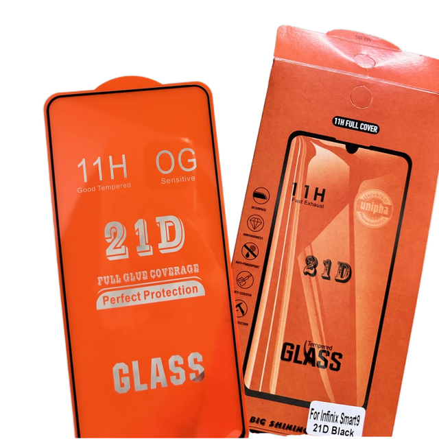 21D Tempered Glass Mobile Phone Screen Protectors for Infinix Smart 9 8 Hot 50i 40i for Tecno Spark Go 1 30C Camon 30 Full Glue