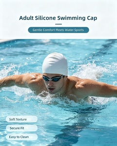 JW-YY102 Vente en gros fabricant <span class=keywords><strong>Bonnet</strong></span> <span class=keywords><strong>de</strong></span> <span class=keywords><strong>bain</strong></span> en silicone imperméable couleur unie 55g pour adulte, <span class=keywords><strong>bonnet</strong></span> <span class=keywords><strong>de</strong></span> plongée 50g - Product Image 3