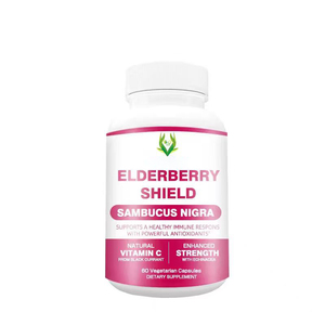 Cápsulas de Saúco Personalizadas de Fábrica, Vitamina C Natural, Equinácea, Apoya el Sistema Inmunológico, Rico en Antioxidantes, para Adultos - Product Image 1