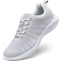 JIANER Baskets en maille personnalisées pour femmes Chaussures de marche athlétiques, légères, antidérapantes et respirantes Boîte personnalisée de marque
