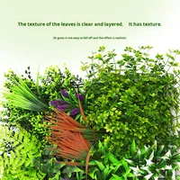 Panneaux muraux de haies de buis artificielles résistantes aux UV Fonds d'herbe en plastique pour les mariages en plein air Clôtures de confidentialité Décorations