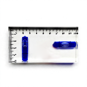 Niveau à bulle transparent en T de niveau 3, mini, horizontal, pour le bricolage à domicile - Product Image 2