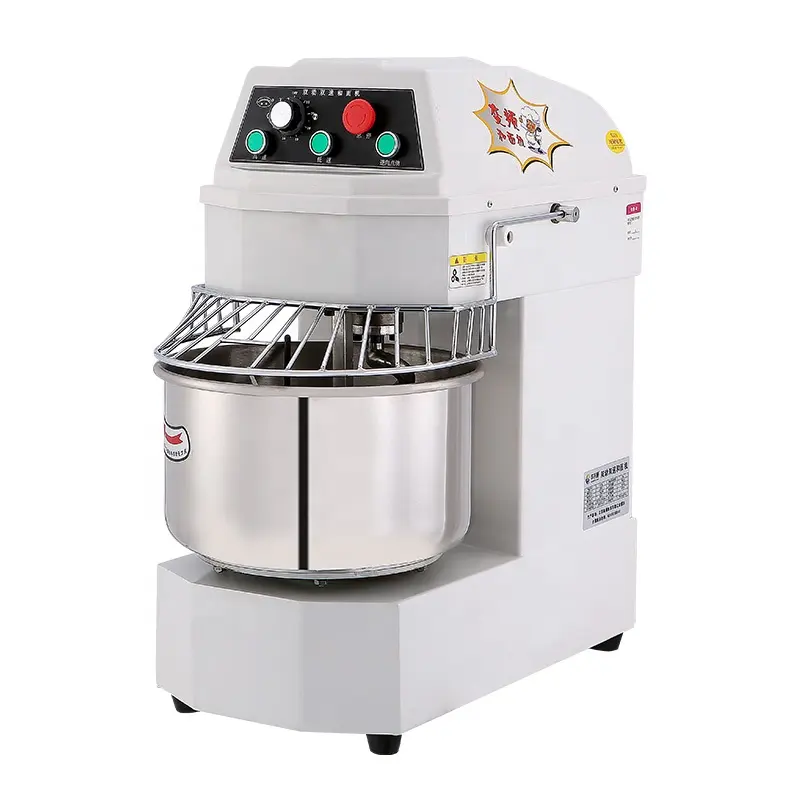 Mixer adonan spiral 60L, mesin pencampur adonan pizza, pencampur adonan Industri roti