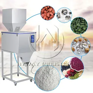 Venta caliente Hyway industrial inteligente Harina de café especias 1-5000g máquina automática de envasado de especias en polvo 1-100g