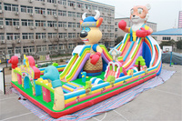 Équipement de terrain de jeu extérieur toboggan gonflable pour enfants Château gonflable Vente pour enfants