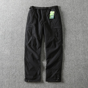 Pantalon extérieur coupe-vent et imperméable à l'eau pour hommes, pantalon décontracté d'hiver à tube droit, pantalon cargo décontracté - Product Image 6