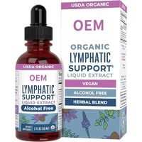Gouttes de drainage lymphatique directes d'usine OEM ODM Marque privée Supplément végétalien détoxifiant immunitaire à base de plantes Bouteille refermable Hommes Femmes