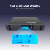 UPS Interactivo en Línea de 3000VA con Pantalla LCD, Fuente de Alimentación UPS de Plomo-Ácido Monofásica para PC, POS y Gabinetes de Servidores