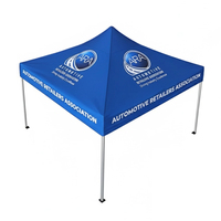 Carpa Publicitaria de Cuatro Esquinas, Resistente al Viento y a la Lluvia, con Recubrimiento UV, de Fácil Montaje para Uso en Exteriores