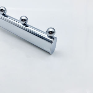 [MSMX] Toko Pakaian 15*30Mm Oval Tabung 5 Sampai 9-Bead Miring Tegak <span class=keywords><strong>Post</strong></span> Gantung Display Hook untuk 2 ''Saluran Berlubang - Product Image 6