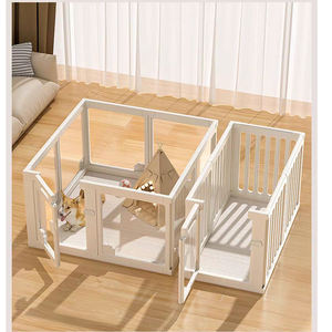 Hoge kwaliteit moderne comfortabele acryl hondenren met half zicht, transparante hondenkooi, huisdierenhuisjes & meubels - Product Image 1