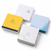 Bloc-notes autocollants personnalisés promotionnels, impression 3x3 pouces, notes adhésives