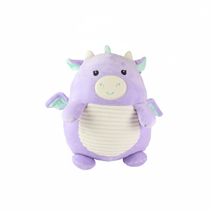 Peluche Dino Anime Viola da 15 Pollici, Stampa Digitale, Tessuto in Poliestere Super Morbido, Regalo NYFY-1232 Prodotto in Cina - Product Image 2