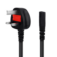 SENYE 1,5 M UK '8' Cable de alimentación Chaqueta de PVC 2 pines 8 Producto
