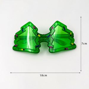 Novelty Costume Accessories <b>Led</b> <b>Light</b> up <b>Christmas</b> <b>Tree</b> Glasses Flashing Glowing Party Eyeglasses for Kids Adults - Product Image 3