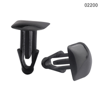 Fournisseur d'usine 02200, attaches et clips en plastique, clips de voiture, rivets en plastique, clips automobiles
