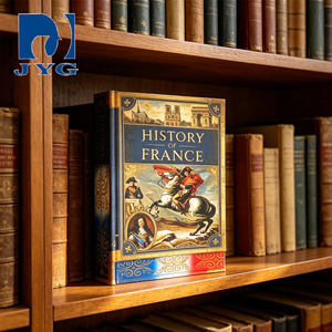 บริการพิมพ์หนังสือปกแข็งแบบกำหนดเอง ปกเคลือบฟอยล์เลเซอร์ ฉบับพิเศษ ขอบหนังสือพ่นสี ภาษาฝรั่งเศส สเปน เยอรมัน อังกฤษ - Product Image 3