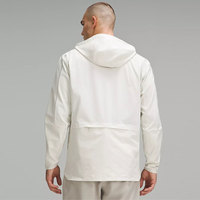 Bestex personnalisé hommes coupe-vent veste survêtement respirant blanc imperméable sport course en nylon coupe-vent à capuche pour hommes