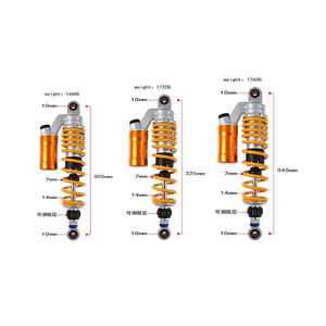 Amortisseurs arrière à ressort pneumatique pour moto, garantie en acier inoxydable pour <span class=keywords><strong>Yamaha</strong></span> BWS <span class=keywords><strong>125</strong></span> Dirt Bike Gokart <span class=keywords><strong>Quad</strong></span> - Product Image 3