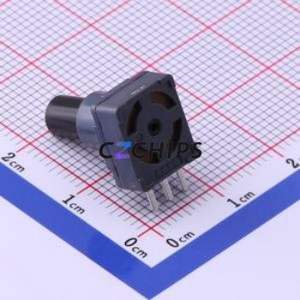ตัวต้านทาน RK09Y11L0001ปรับได้/โพเทนชิออมิเตอร์ผ่านรูส่วนประกอบ (THT) 10kOhm 30% 5V 10mW - Product Image 2
