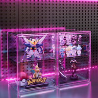 Les Monstres Jouet Affichage Action Figure Boîte Empilable Transparent Transparent Acrylique Anime FIGURINE Affichage Aveugle Boîte Cas Organisateur