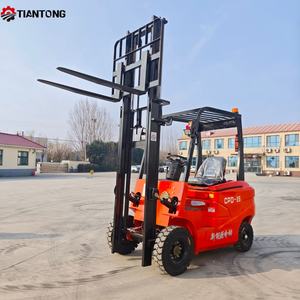 מלגזה חשמלית עם טעינה עצמית וסוללה למכירה, משלוח חינם - Product Image 5