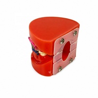 Modèle d'orthodontie dentaire Fultone, modèle complet avec bracket métallique, fil d'arc, modèle d'étude dentaire standard
