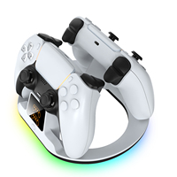 Station de charge rapide double dernière génération pour manette sans fil P5 avec RGB