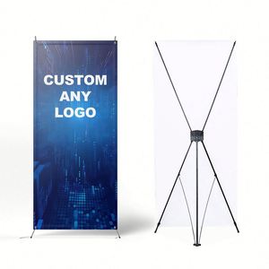 Stand de Exhibición Portátil y Resistente de PVC de 180x80cm para Ferias Comerciales, con Banner Impreso Personalizado - Product Image 2