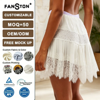 Jupe midi en dentelle style Balletcore pour femme 2026 - Jupe élégante taille haute à ourlet irrégulier, jupe trapèze amincissante au style doux
