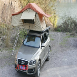Tente de toit rigide entièrement en aluminium, style diagonal, pour SUV et véhicules - Product Image 2