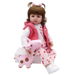 Poupées reborn miniatures en silicone souple, réalistes et adorables, ensemble complet de vêtements tendance, fabriquées sur mesure pour filles et garçons - Product Image 3