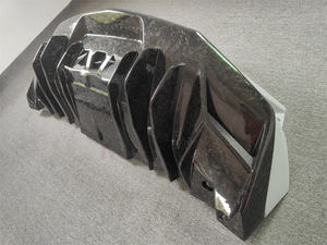 Kit de carrosserie de pare-chocs arrière en fibre de carbone semi-forgé de style <span class=keywords><strong>SVJ</strong></span> pour <span class=keywords><strong>Lamborghini</strong></span> <span class=keywords><strong>Aventador</strong></span> LP700 LP720 LP750 2011-2015 kit de carrosserie - Product Image 4