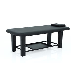 Lettino da Massaggio e Trattamento Spa in Legno Nero Economico all'Ingrosso Kangmei Furniture per Centri Estetici - Product Image 4