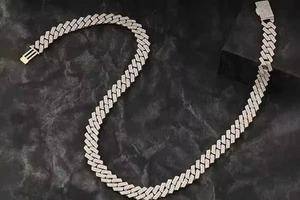 Collar de Cadena Cubana de Moissanita de Lujo con Eslabones Iced Out para Hombre y Mujer, Estilo Hip Hop, para Fiestas y Ocasiones Especiales - ¡Gran Venta! - Product Image 5