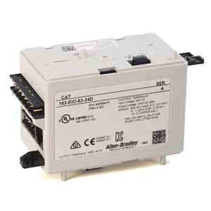 193-EIO-63-24D Overload Relays (193/592 IEC/NEMA),Electronic In/Out Control Module,6 In / 3 Out,24V DC ab A-B