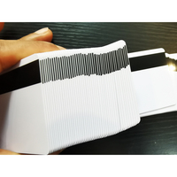 Carte à bande magnétique étanche HICO 2750Oe compatible NFC avec puce 1K, carte cadeau de paiement personnalisée en PVC pour les clients VIP des hôtels haut de gamme