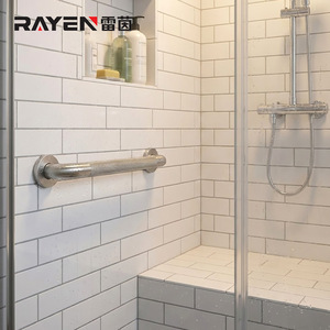 Barra de Agarre de Acero Inoxidable Rayen de 60 cm Antideslizante para Montar en la Pared del Baño o Ducha - Product Image 2
