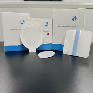 Perban Kateter Kanula IV Transparan Pola Grid, Jaring Bernapas, Perekat, Bersertifikat CE, Steril Medis, Pelindung Luka - Product Image 3