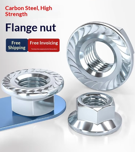 Tuerca de Brida Métrica de Hierro Galvanizado, Hexagonal, Antideslizante, Antiaflojamiento, con Inserto de Nylon, Grado 4.8, M3-M16 - Product Image 5