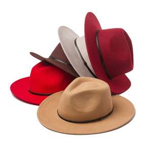 Chapeau Jazz en Laine Nouveau Style X1254 à Large Bord Respirant Unisexe pour Voyage en Plein Air - Product Image 6